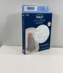 Halo SleepSack Swaddle, Elephant, Newborn