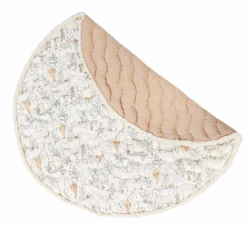 Crane Baby Cotton Quilted Play Mat, Woodland