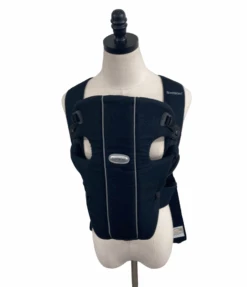 BabyBjorn Original Baby Carrier, Black, Cotton