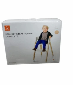 Stokke Complete Steps High Chair With Nordic Cushion, Natural -Tiny Steps House 03b821b2 7686 493e 9ee3 eefef2ea4951