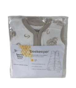 Burt's Bees Baby Beekeeper Wearable Blanket, Small, 1.5 TOG (Medium Weight), Counting Sheep