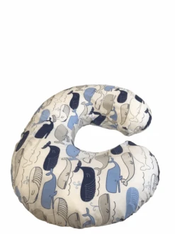 Boppy Nursing And Infant Support Pillow, Whale Watch Blue -Tiny Steps House 07d0686a 311a 4eb4 9073 fd26204b10c9
