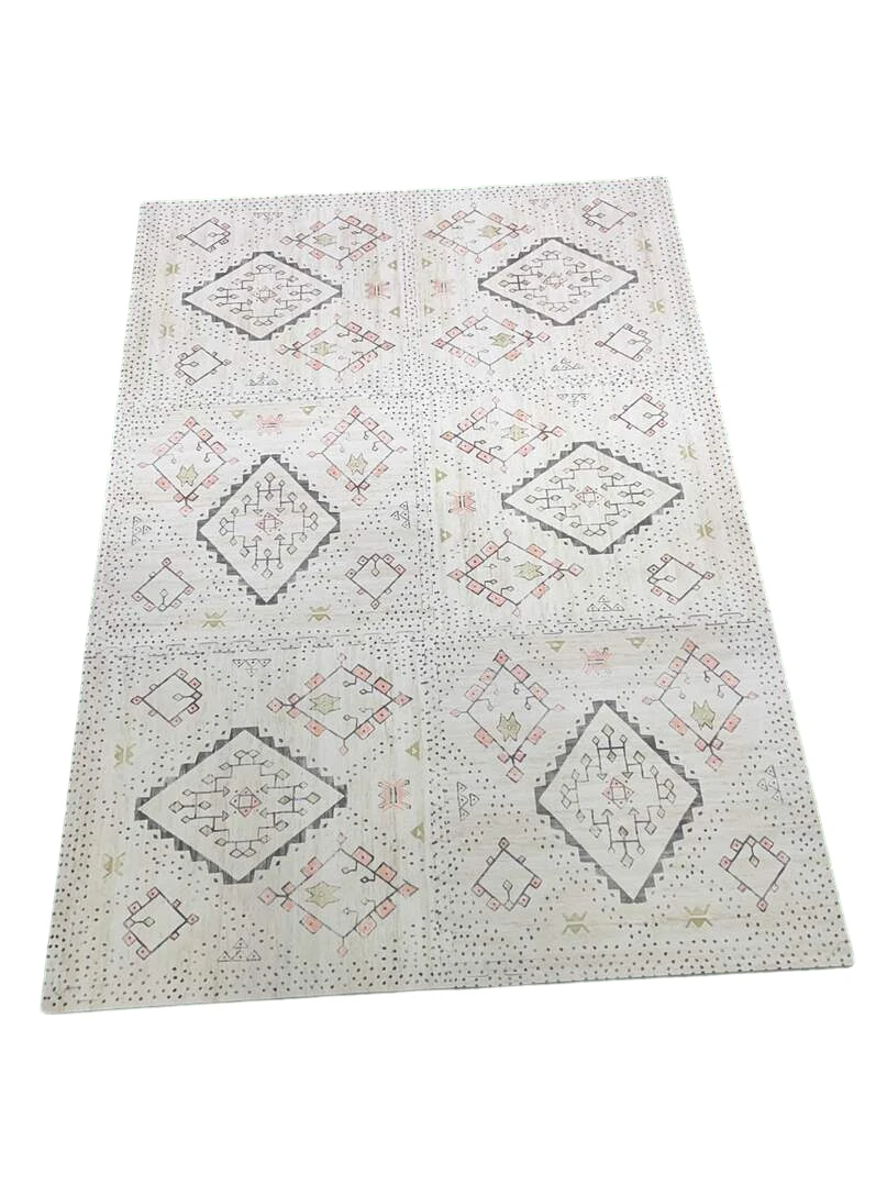 House Of Noa Little Nomad Play Mat, 4x6', Ula- Oat 3 House Of Noa Little Nomad Play Mat, 4x6', Ula- Oat - Image 3