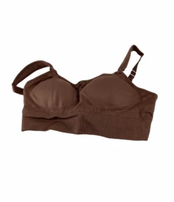 Momcozy SMOOTH- Ultra Soft Omni Maternity Nursing Bra, Medium, Chocolate