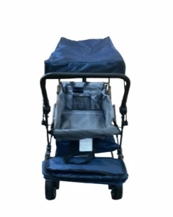 Wonderfold S4 Push & Pull Premium Utility Folding Wagon With Canopy, S Series, Navy -Tiny Steps House 0e1fa309 d580 4f78 a3af c3f7422a5e7b