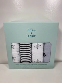 Aden + Anais Large Cotton Muslin Swaddle 4pk, Lovestruck