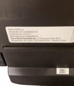 Nuna PIPA Rx Infant Car Seat, Caviar, 2023 -Tiny Steps House 1154ad76 21d1 4311 a985 6b9e22b86847