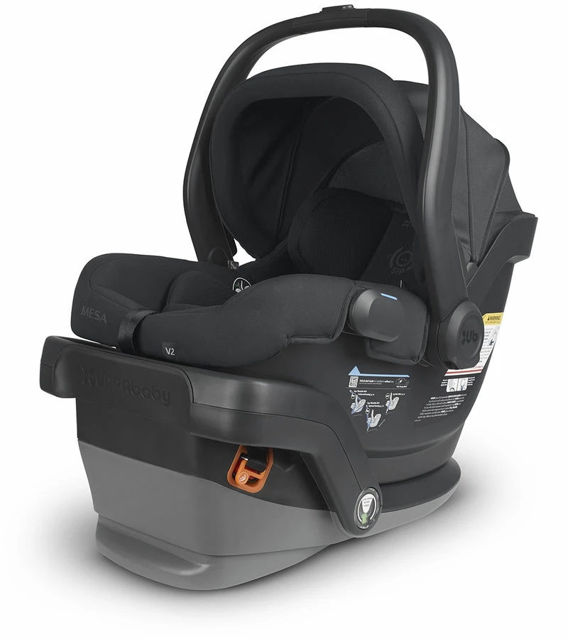 UPPAbaby MESA V2 Infant Car Seat, Jake (Black), 2023 4 UPPAbaby MESA V2 Infant Car Seat, Jake (Black), 2023 - Image 4