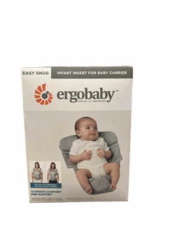 Ergobaby Infant Insert, Easy Snug Grey Cotton -Tiny Steps House 1696adba 76dc 4ff8 b97b bc42280715bc