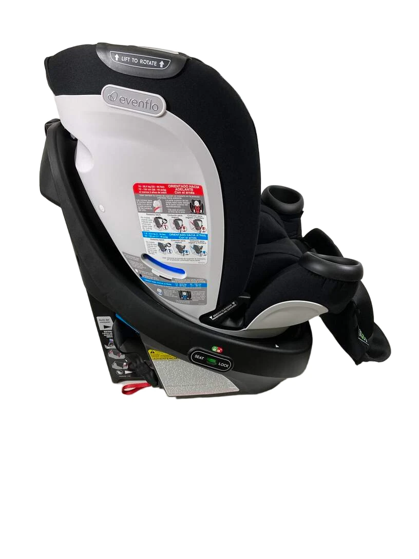 Evenflo Gold Revolve 360 Extend All-in-one Rotational Car Seat With SensorSafe, Onyx, 2023 2 Evenflo Gold Revolve 360 Extend All-in-one Rotational Car Seat With SensorSafe, Onyx, 2023 - Image 2