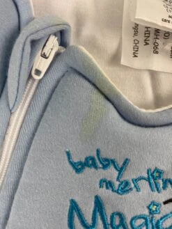 Baby Merlin's Magic Sleepsuit, Smal,l 3-6 Months, Cotton, Blue -Tiny Steps House 1d0246c37afaf987674e6931028d0c8a