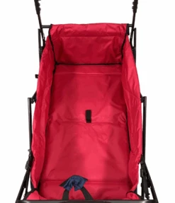 Wonderfold S2 Push And Pull Folding Wagon, Navy/Red -Tiny Steps House 1d53a2a2 b603 4ab7 973b abc72564fcb3