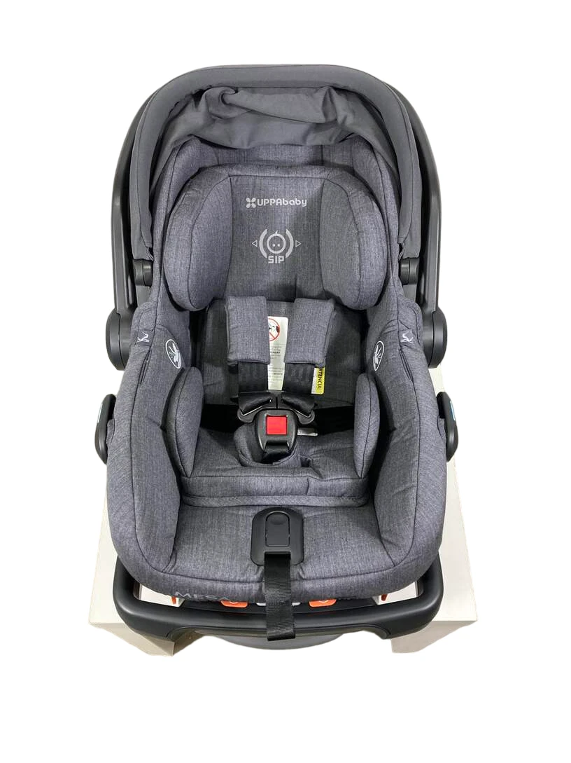 UPPAbaby MESA V2 Infant Car Seat, 2023, Greyson (Charcoal Melange Merino Wool) 3 UPPAbaby MESA V2 Infant Car Seat, 2023, Greyson (Charcoal Melange Merino Wool) - Image 3