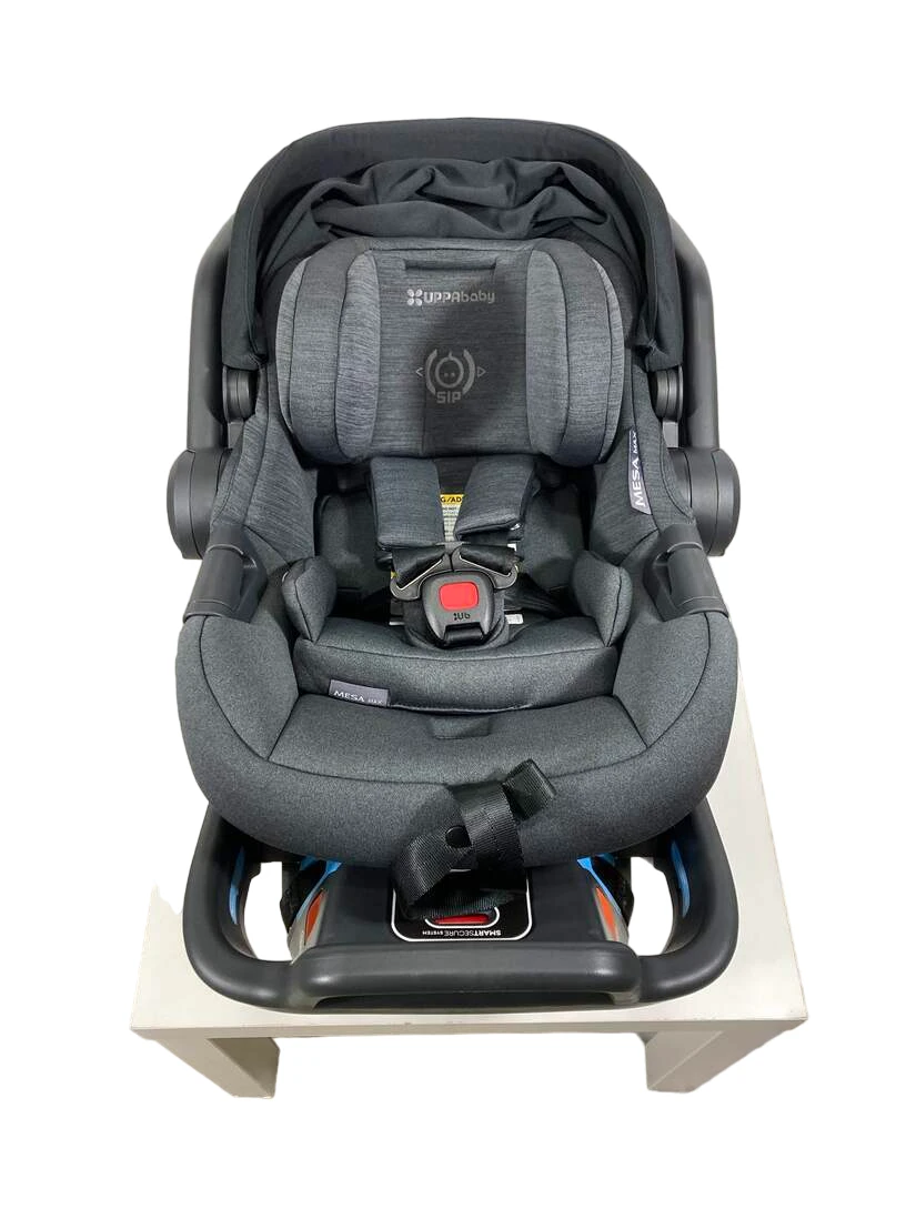 UPPAbaby MESA MAX Infant Car Seat And Base, Jake Charcoal, 2022 3 UPPAbaby MESA MAX Infant Car Seat And Base, Jake Charcoal, 2022 - Image 3