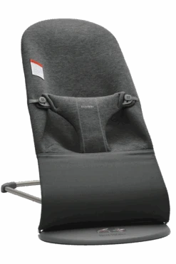 BabyBjorn Bouncer Bliss, Charcoal Gray 3D Jersey -Tiny Steps House 226bcd24 4770 466a a11b a4f71cd99fa7