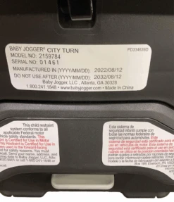 Baby Jogger City Turn Car Seat, 2022, Onyx Black -Tiny Steps House 25742db7 9abb 489c bf50 8142b9883b0e