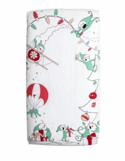 JumpOff Jo Fitted Crib Sheet, Christmas Mischief