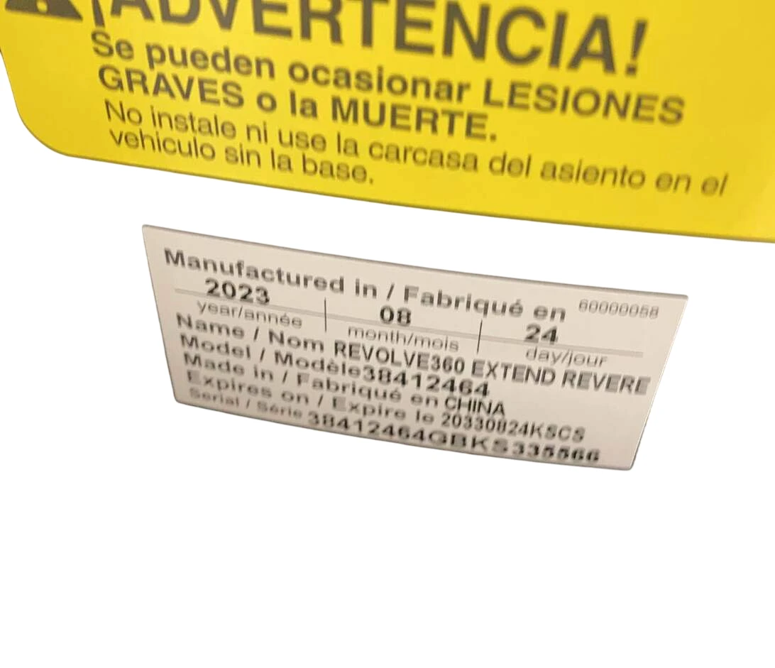 Evenflo Revolve 360 Extend Rotational Convertible Car Seat, 2023, Revere Gray 6 Evenflo Revolve 360 Extend Rotational Convertible Car Seat, 2023, Revere Gray - Image 6
