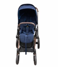 Cybex PRIAM Stroller, Rosegold, Nautical Blue, 2022 -Tiny Steps House 26ee7cd8 fc69 485d b3b2 9bc095708c0c