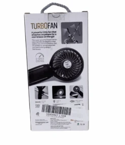 Buggygear 3 Speed Rechargeable Fan, Gray/Chrome -Tiny Steps House 275c7b4b 73b0 44f9 b61f 0dc1ed9c81bc
