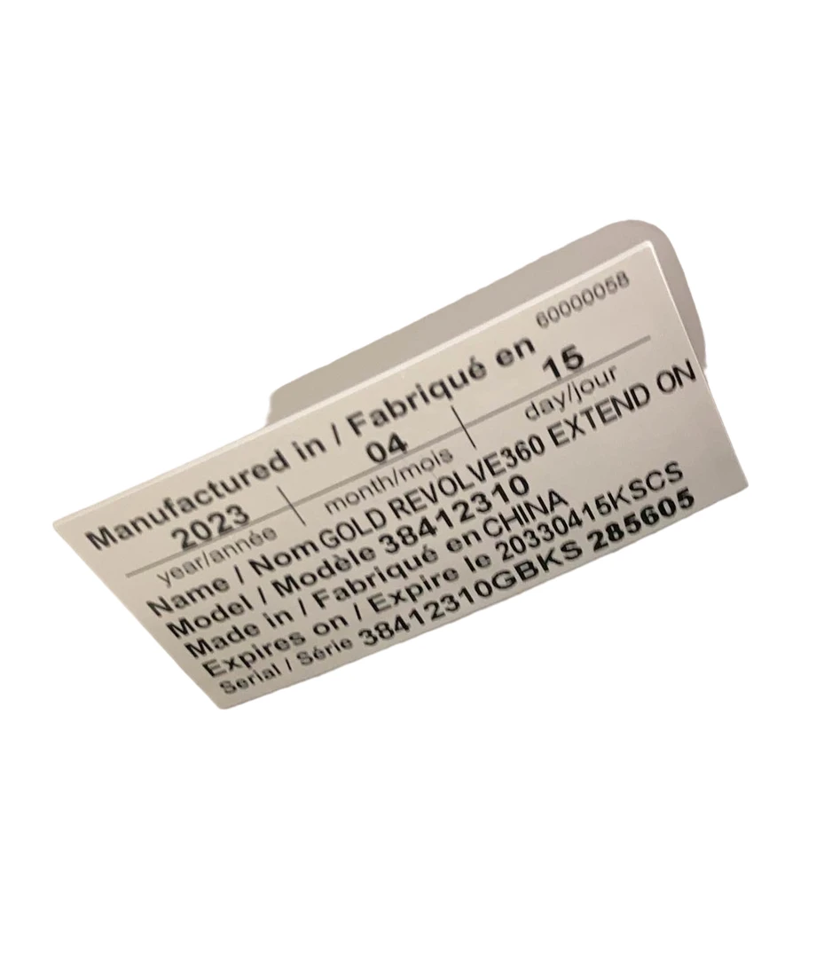 Evenflo Gold Revolve 360 Extend All-in-one Rotational Car Seat With SensorSafe, 2023, Onyx 6 Evenflo Gold Revolve 360 Extend All-in-one Rotational Car Seat With SensorSafe, 2023, Onyx - Image 6