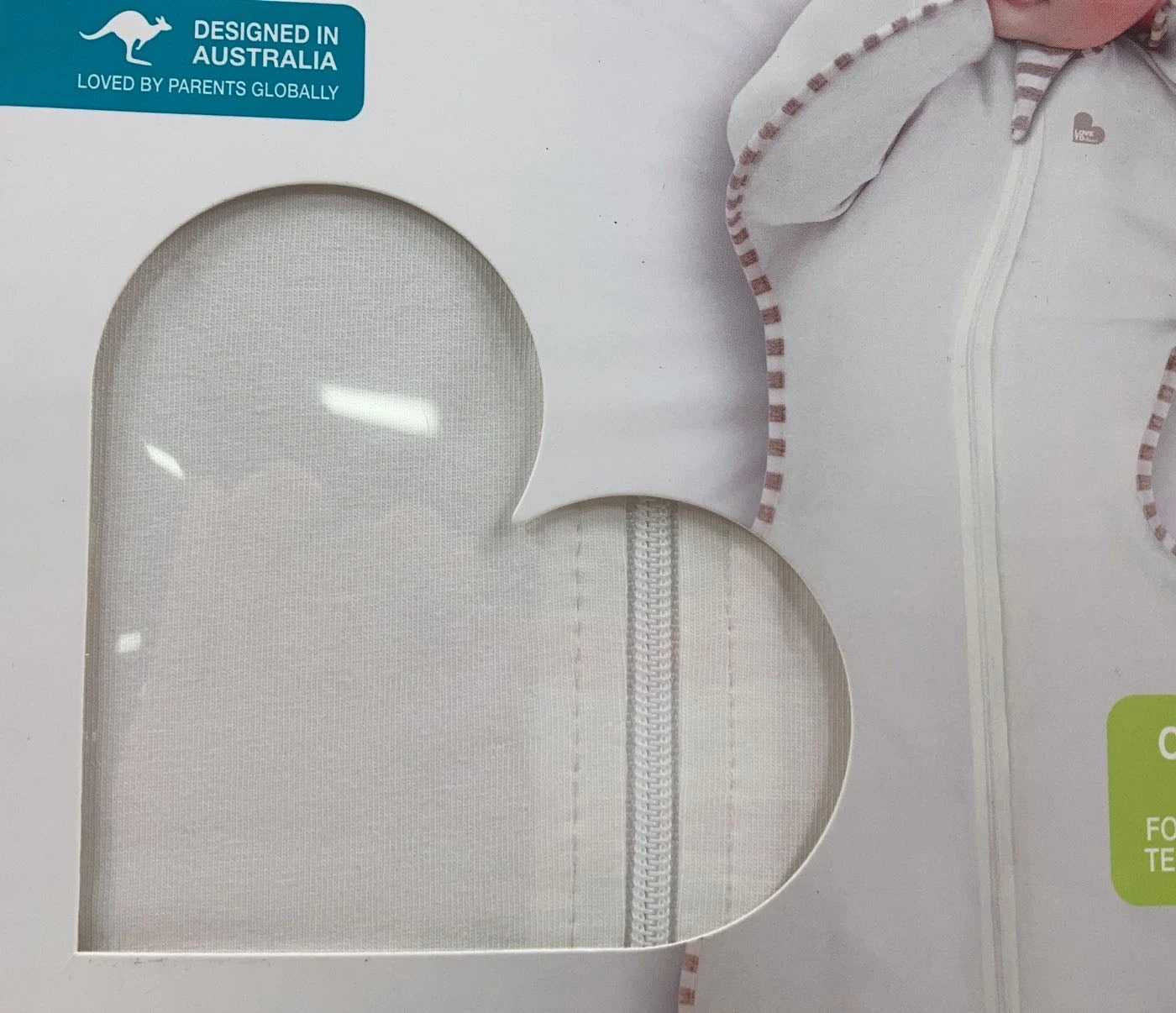 Love To Dream Organic Swaddle UP Original Sleep Sack, M, Cream 3 Love To Dream Organic Swaddle UP Original Sleep Sack, M, Cream - Image 3