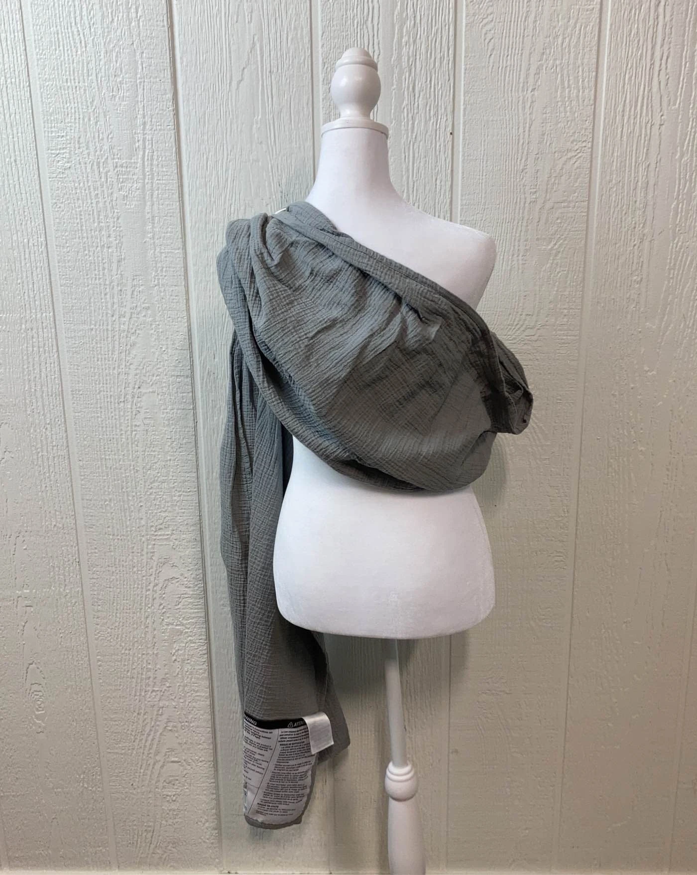 Moby Ring Sling, Pewter 7 Moby Ring Sling, Pewter - Image 7