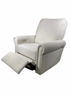 Namesake Linden Electronic Recliner And Swivel Glider, Performance Cream Eco Weave