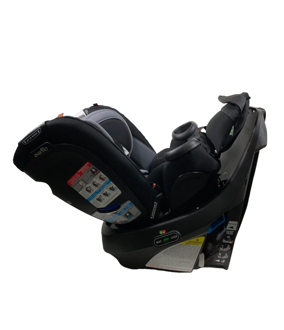 Evenflo Revolve 360 Extend Rotational Convertible Car Seat, 2023, Revere Gray 3 Evenflo Revolve 360 Extend Rotational Convertible Car Seat, 2023, Revere Gray - Image 3