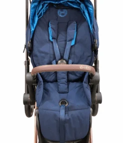 Cybex PRIAM Stroller, Rosegold, Nautical Blue, 2022 -Tiny Steps House 3b3783b2 c2e8 4886 a26a 50271db9d0ae