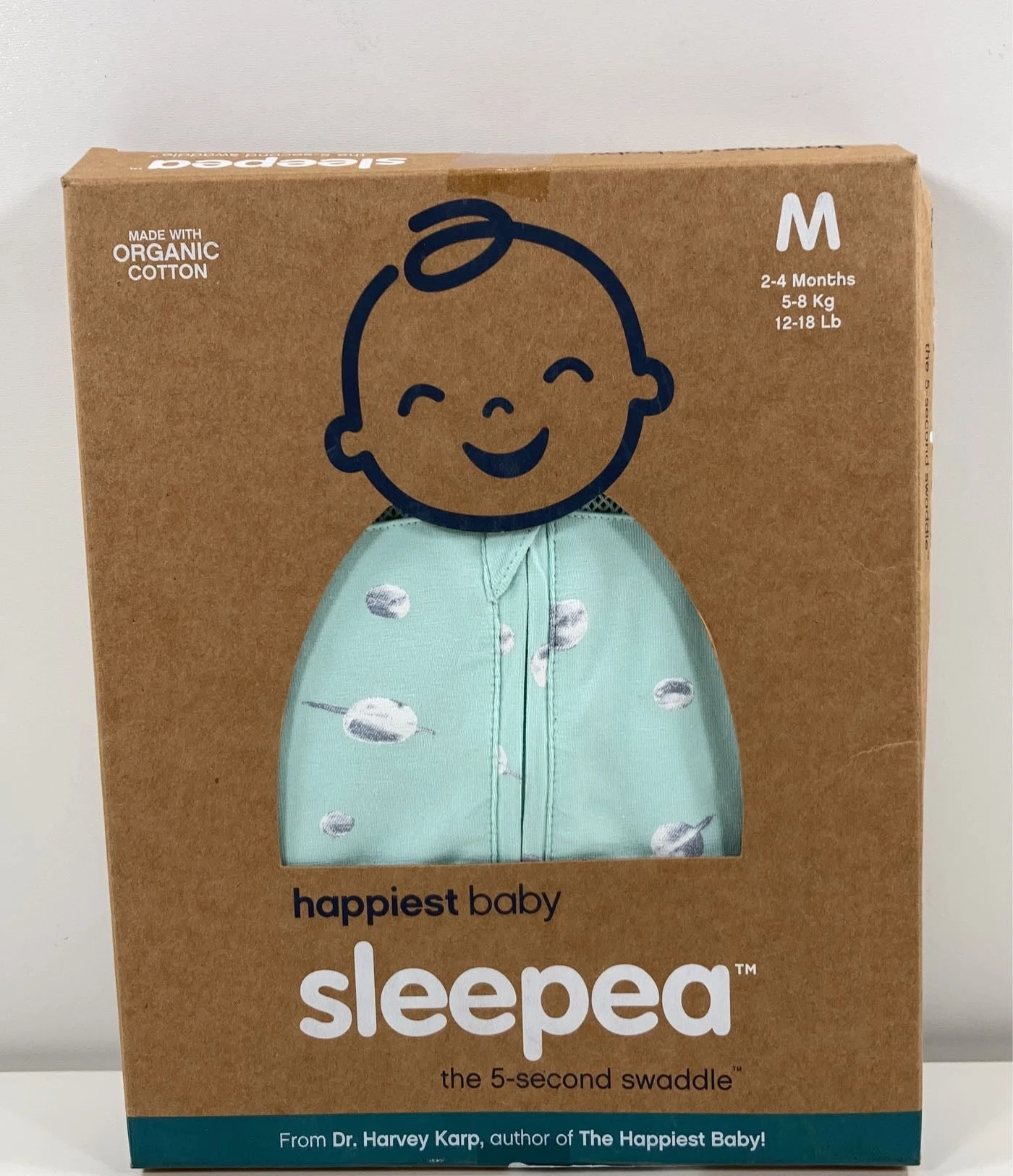Happiest Baby Sleepea Swaddle, Medium 1 Happiest Baby Sleepea Swaddle, Medium