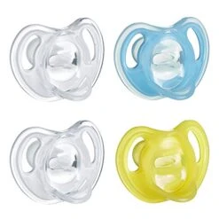 Tommee Tippee Ultra-Light Silicone Pacifiers, 4 Pack -Tiny Steps House 411SM1aJvmL. SL500 9192d9af 8520 4272 ae13 6083c6eaeca2