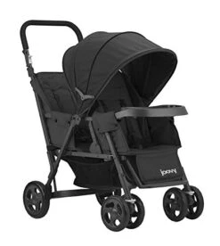 Joovy Caboose Too Graphite Sit And Stand Double Stroller, 2019, Black -Tiny Steps House 41nQjHJ2FpL. SL500 c0462b2b a3f5 41c7 b33a 509a3fb454ed