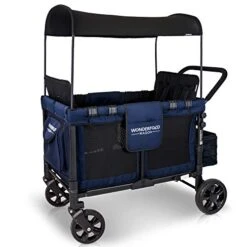 Wonderfold W4 Multifunctional Quad Stroller Wagon, 2020, Noble Navy -Tiny Steps House 41qxmjnPN L e737cd75 42bf 4cd4 b07e 784df133d47c