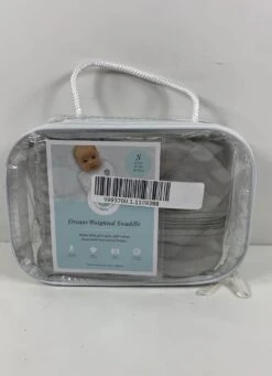 Dreamland Weighted Swaddle, Moon Grey -Tiny Steps House 448176fd9ab301486ec6245ae42d62e7