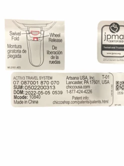 Chicco Activ3 Jogging Stroller Travel System, 2022, Solar -Tiny Steps House 4565abe3 fa3c 422e 96a7 f79d5b898bf8