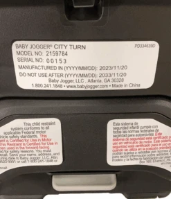 Baby Jogger City Turn Car Seat, Onyx Black, 2023 -Tiny Steps House 45e3bdb6 cb21 4654 8c9f 52d5cba760da