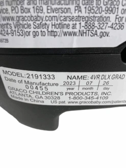 Graco 4Ever DLX Grad 5-in-1 Car Seat, 2023, Harrison -Tiny Steps House 48662ddc c06a 424c a13c 6d0ae6f36c59