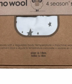 Woolino 4 Season Basic Baby Sleep Sack, 6-18 Months, Star White -Tiny Steps House 4959322e 0f0c 4503 a5ca 2dee5cb378ad