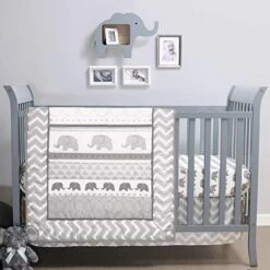 PS By The Peanutshell 3 Piece Crib Bedding Set, Elephant Walk 5 PS By The Peanutshell 3 Piece Crib Bedding Set, Elephant Walk -Tiny Steps House 51opyA1RZTL b84637a2 cb01 4ef0 b177 80cf5657fb68