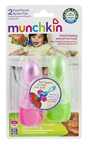Munchkin Click Lock Food Pouch Spoons 4 Munchkin Click Lock Food Pouch Spoons - Image 4