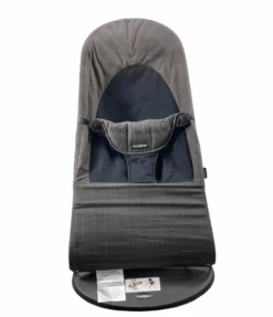 BabyBjorn Bouncer Balance, Black Frame, Black/Brown