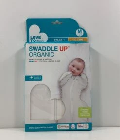 Love To Dream Organic Swaddle UP Original Sleep Sack, M, Cream