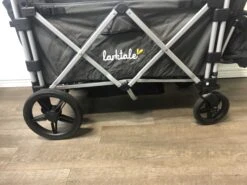 Larktale Caravan Stroller Wagon, Grey -Tiny Steps House 57ce1e288841b9e1dd07eb1cbca37c28