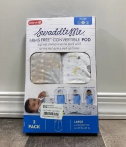 SwaddleMe Arms Free Convertible Pod, 2pk, Large(4-6 Months) -Tiny Steps House 59bf8a49176c2bdd2447b1661f0a2673