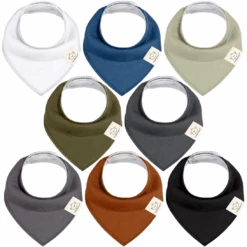 KeaBabies Organic Bandana Bibs, Basics