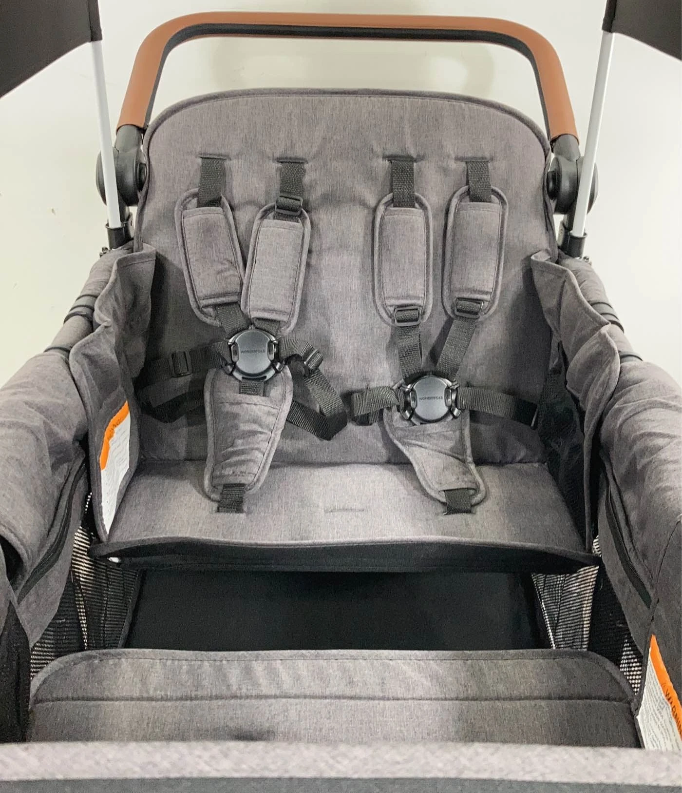 Wonderfold W4S 2.0 Multifunctional Stroller Wagon, Charcoal Grey, White Frame, 2021 5 Wonderfold W4S 2.0 Multifunctional Stroller Wagon, Charcoal Grey, White Frame, 2021 - Image 5