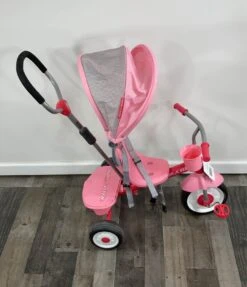 Radio Flyer Ride And Stand Stroll ‘n Trike, Pink