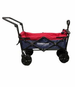 Wonderfold S2 Push And Pull Folding Wagon, Navy/Red -Tiny Steps House 5f17bd98 b07b 4122 8a29 3dc8479e9eec