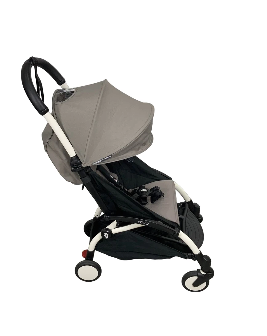 Babyzen YOYO2 Complete Stroller, 2022, White With Grey 2 Babyzen YOYO2 Complete Stroller, 2022, White With Grey - Image 2